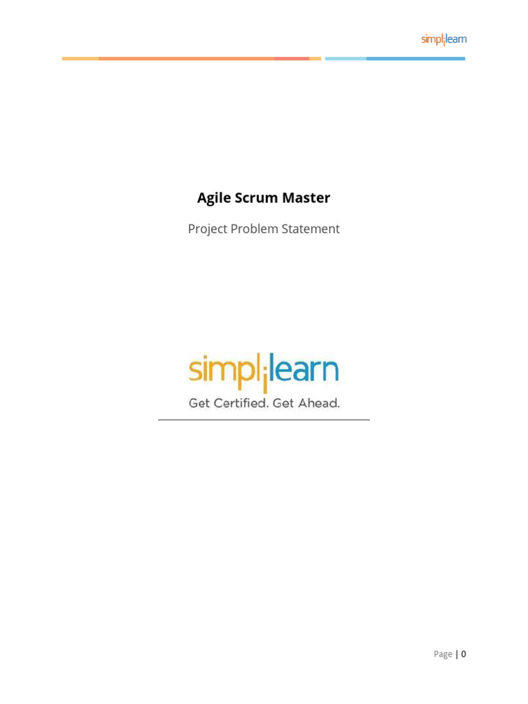 Agile Scrum Master Project Overview | PDF | Mobile App | Databases