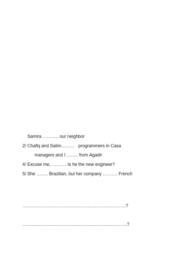 S2 Grammar Exam Revision Exercises | PDF | Languages | Foreign Language ...