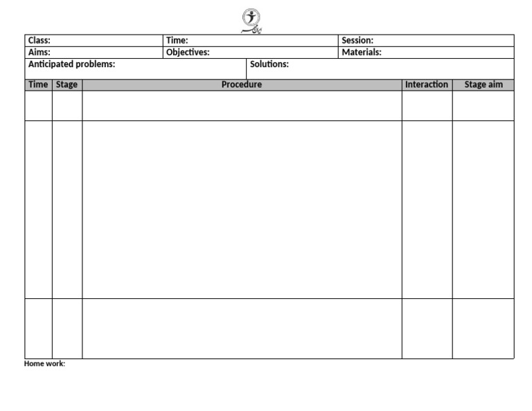 New Lesson Plan | PDF