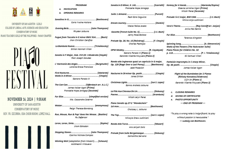 Wasoweb Music Program Highlights | PDF | Musical Compositions ...