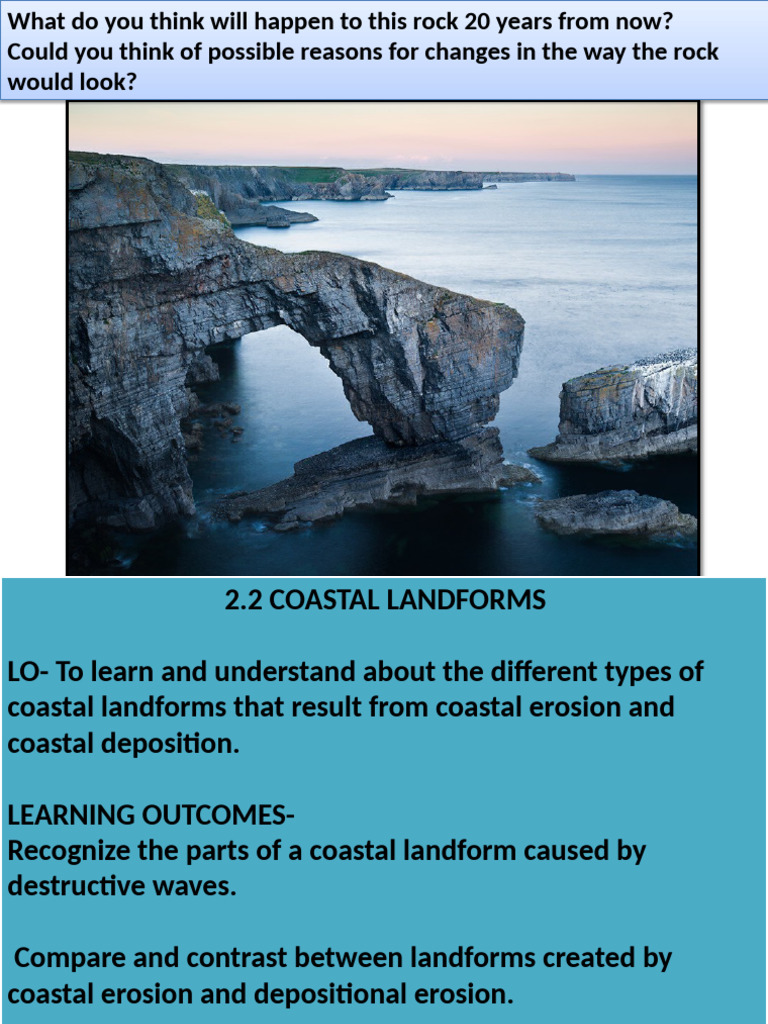 2.2 Coastal Landforms | PDF