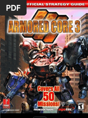 Armored Core 3 Prima Official Eguide Copia Missile Ammunition
