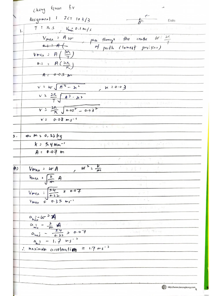ZCT 103 - 3 Assignment 1 | PDF