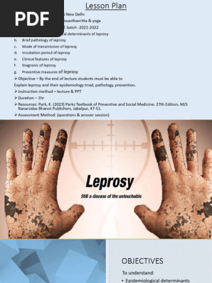 Leprosy: Epidemiology and Management | PDF | Leprosy | Immunology
