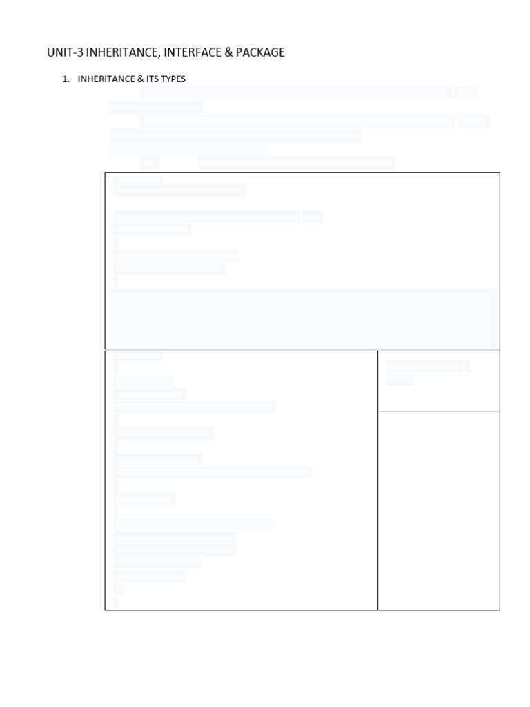 Java Prograaming (314317) - Notes (Unit-2) | PDF | Method (Computer ...