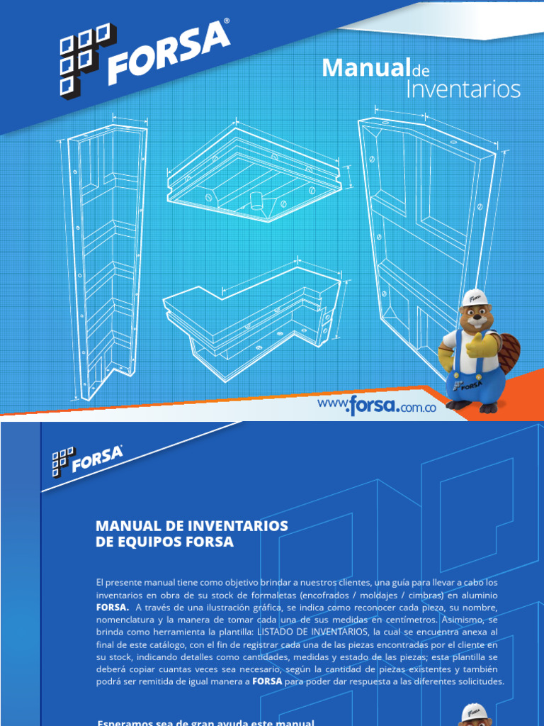 Manual de Inventarios de Formaletas FORSA | PDF | Sector secundario de ...