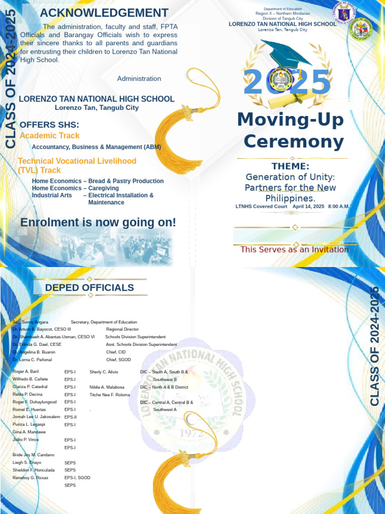 2025 Graduation Program-With Mayor | PDF | Learning