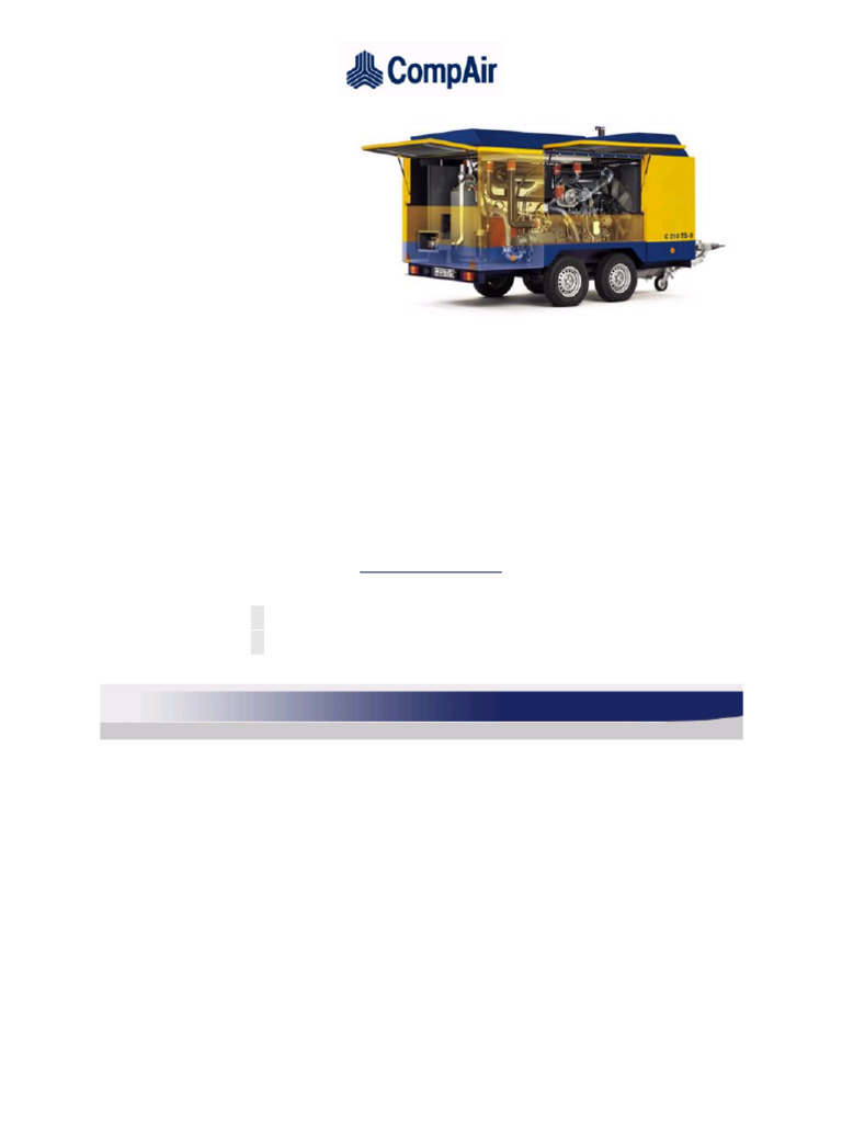 CompAir C210TS-12 Compressor Manual | PDF | Vehicles | Vehicle Technology