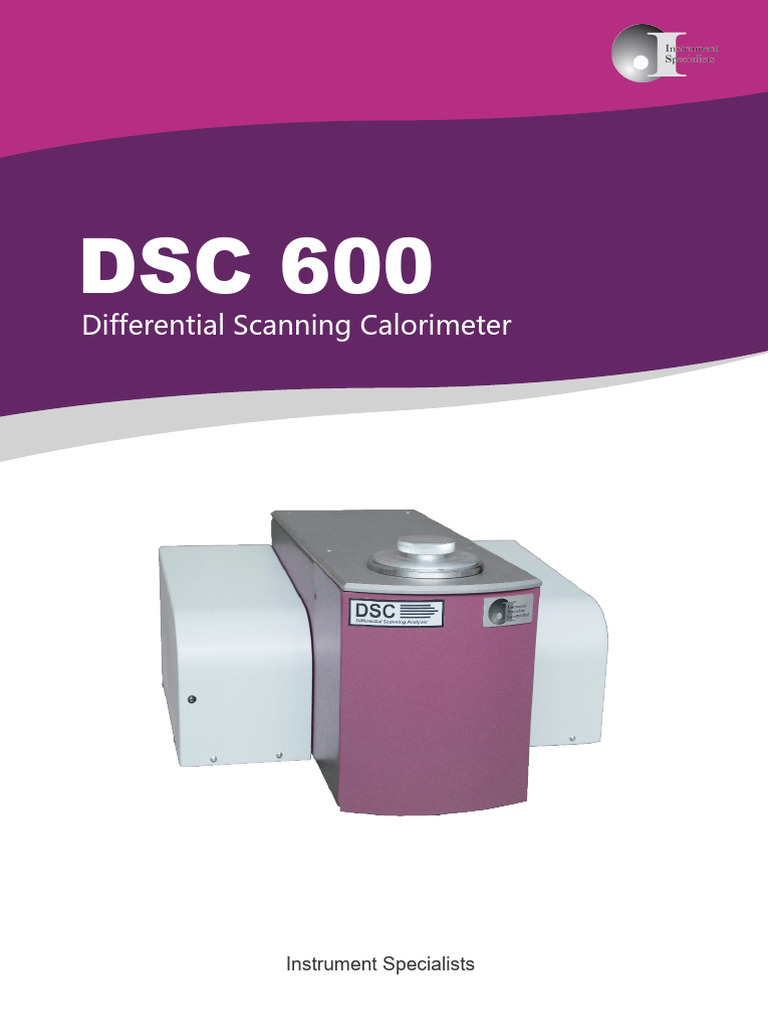 Isi DSC En1 | PDF | Differential Scanning Calorimetry | Physical Sciences