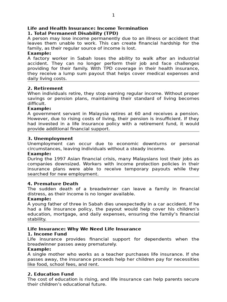 Life and Health Insurance | PDF | Cost Of Living | Insurance