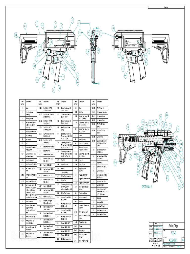 FGC-9 MKII Assembly Guide | PDF | Screw | Nut (Hardware)