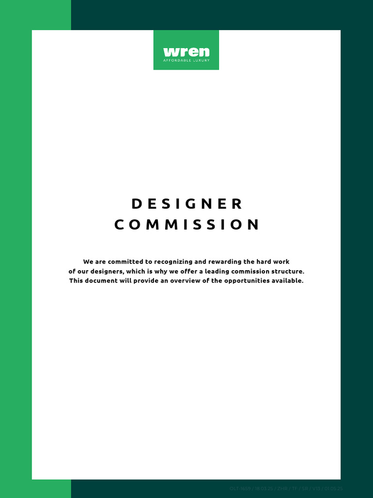 Designer Commission Structure Overview | PDF | Government Finances ...