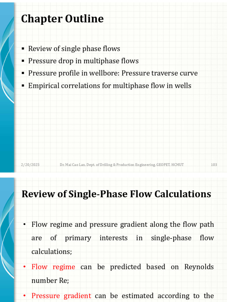 Multiphase Flow Pressure Drop Analysis | PDF | Fluid Dynamics ...