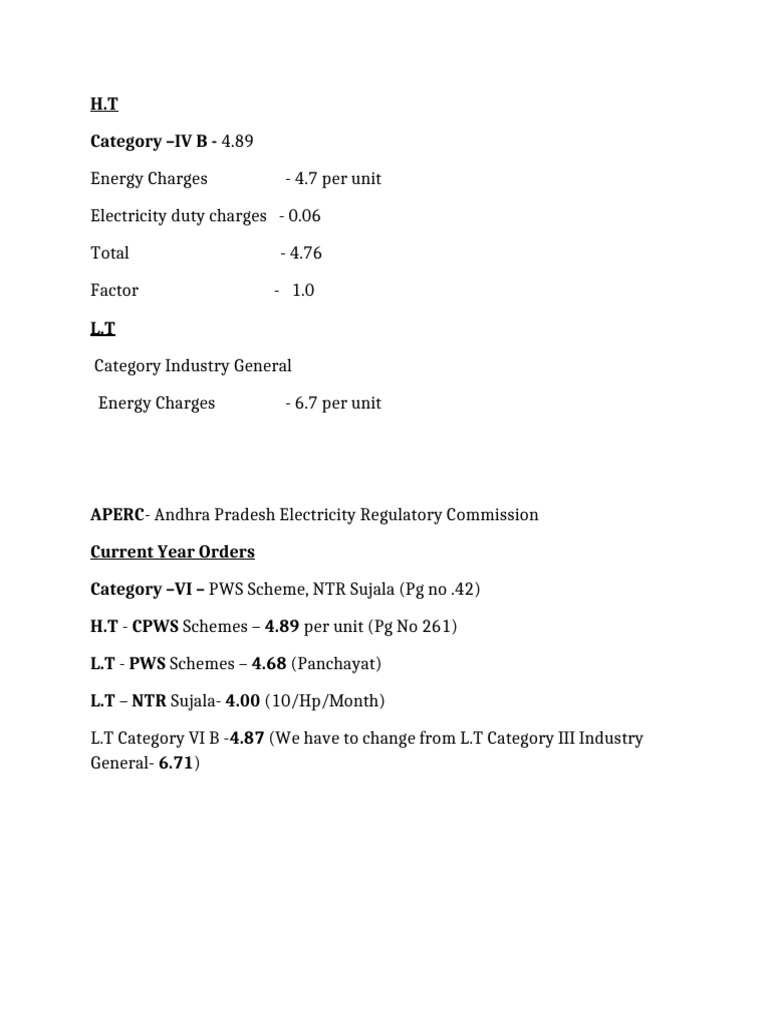HT Power | PDF