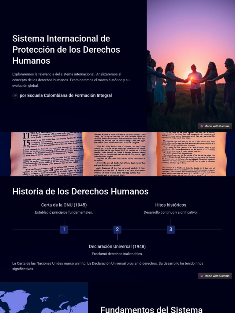 Sistema Internacional de Derechos Humanos | PDF | Derechos humanos ...