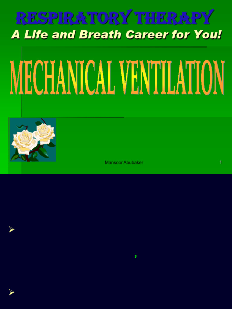 Understanding Mechanical Ventilation Basics | PDF | Pulmonology ...