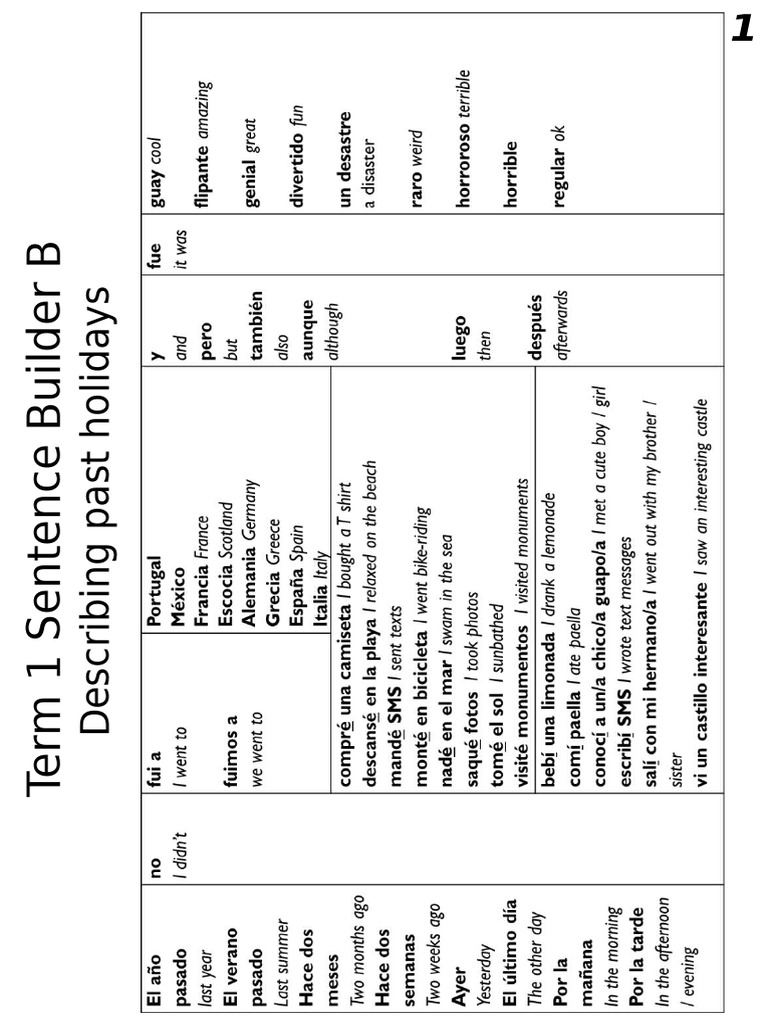 Sentence Builder | PDF