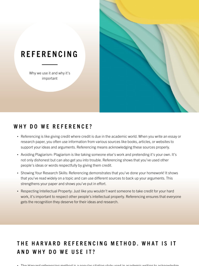 Importance of Referencing in Academia | PDF | Plagiarism | Learning