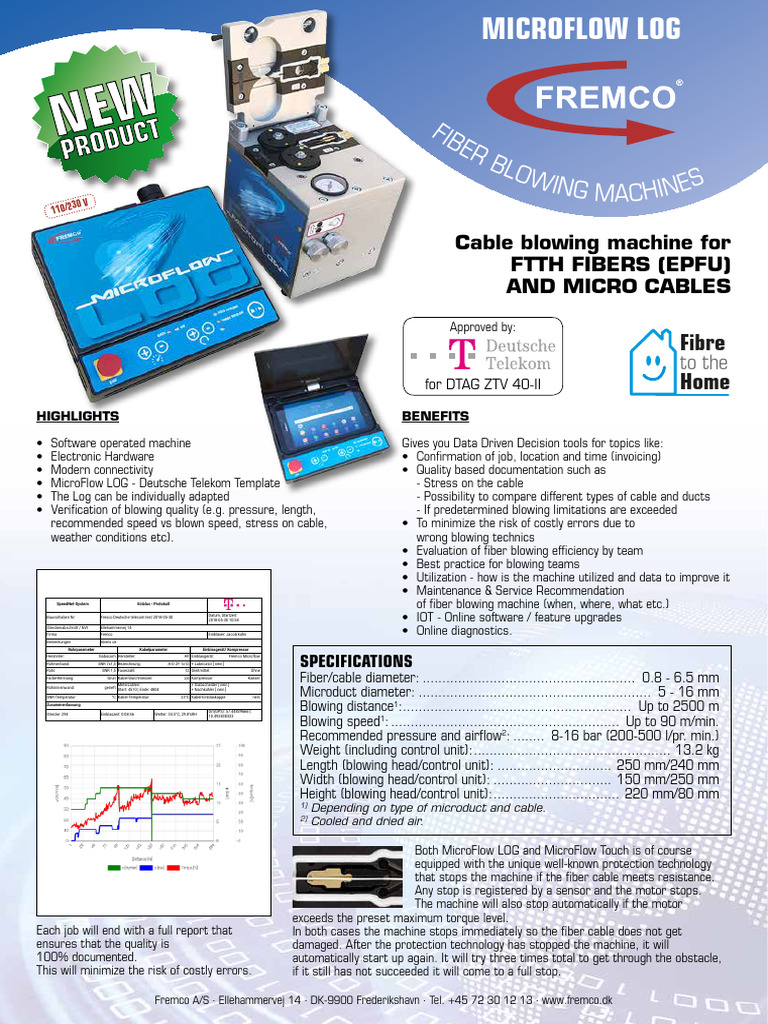 MicroFlow LOG Fiber Blowing Machine | PDF