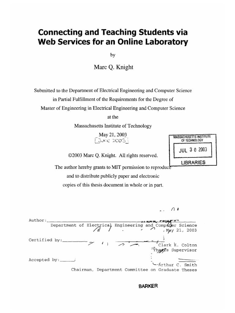 Online Laboratory Teaching with Web Services | PDF | Flow Measurement ...