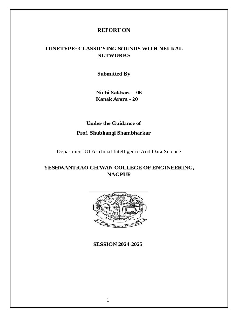 Sound Classification with Neural Networks | PDF | Deep Learning ...