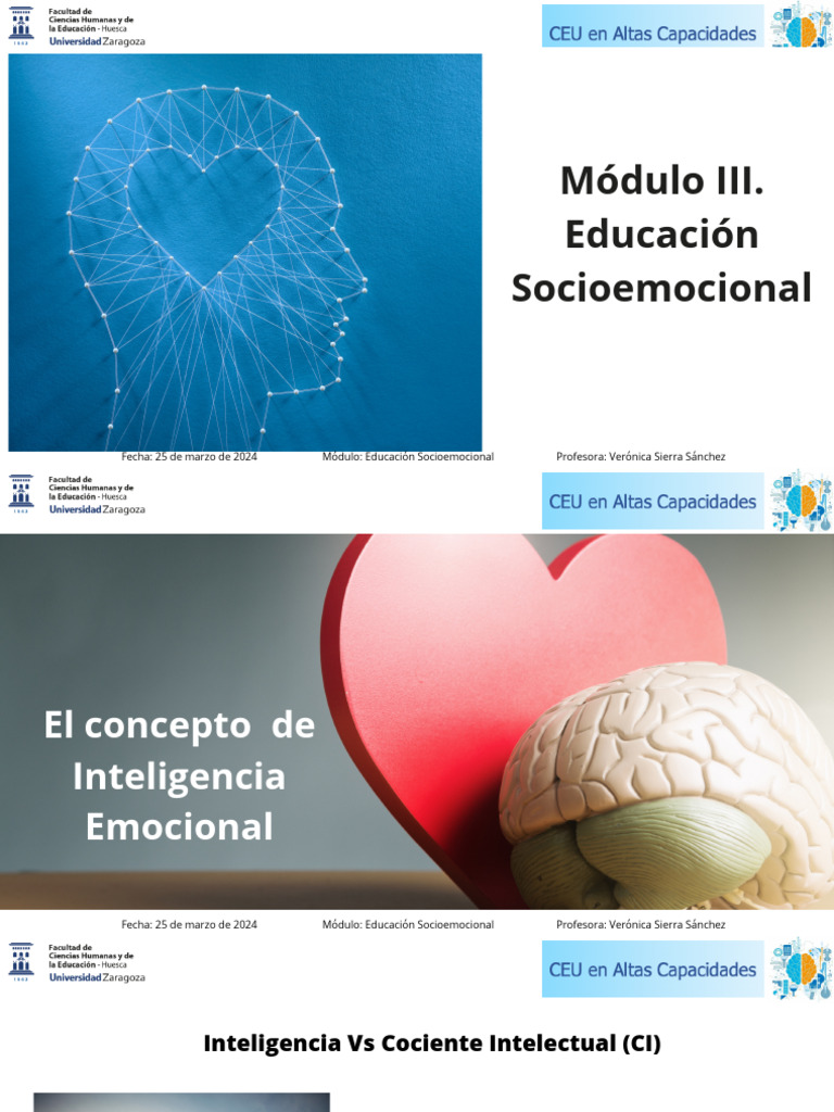 Inteligencia Emocional en Educación | PDF | Las emociones ...