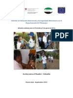 Informe de Situación Nutricional y de Seguridad Alimentaria en El Departamento de Putumayo, Colombia