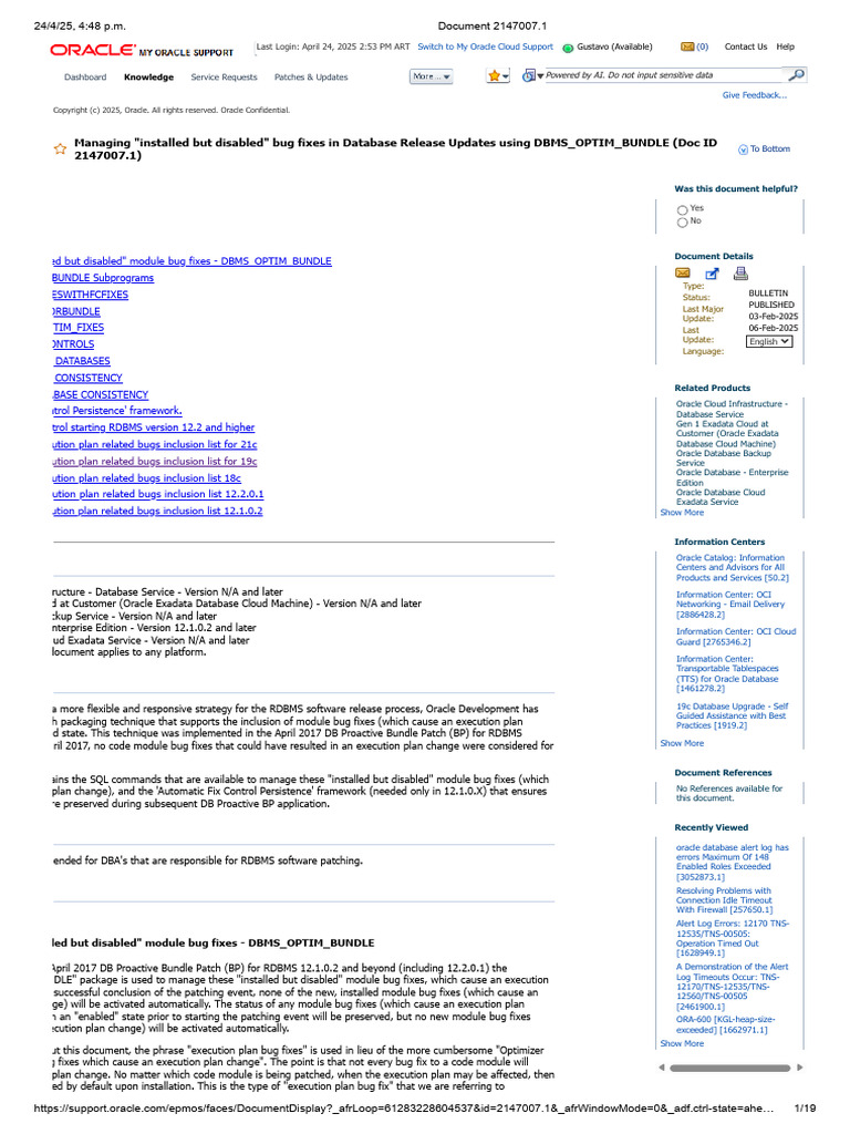 Managing Execution Plan Bug Fixes | PDF | Database Index | Parameter ...