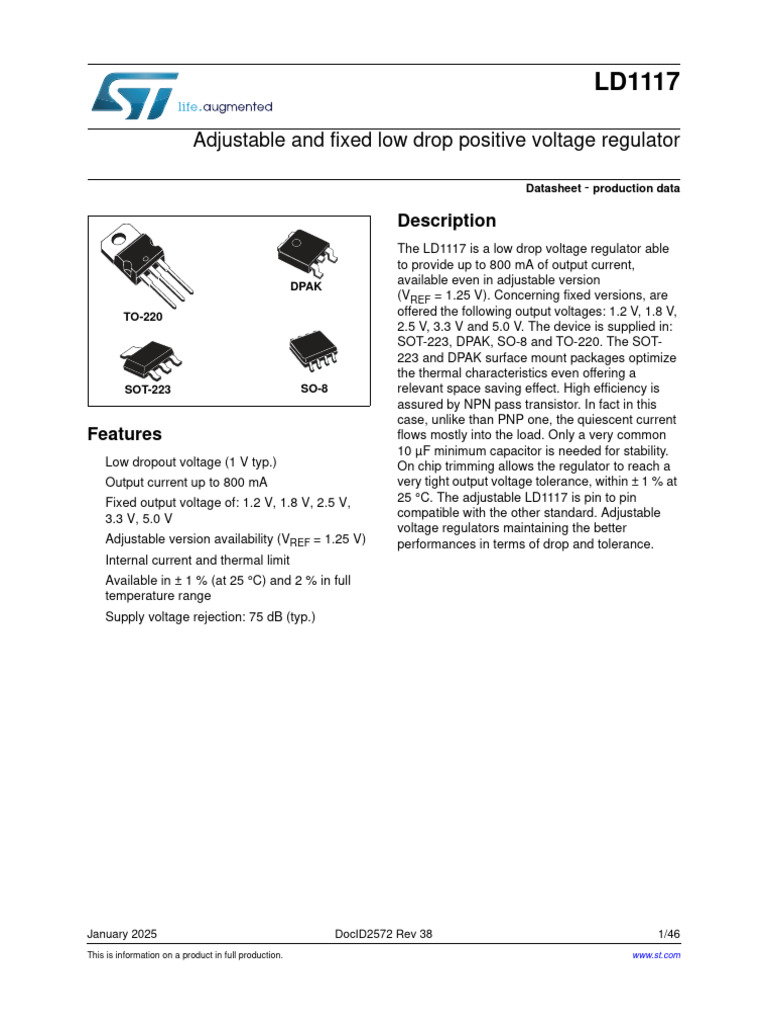LD 1117 | PDF | Electromagnetism | Manufactured Goods