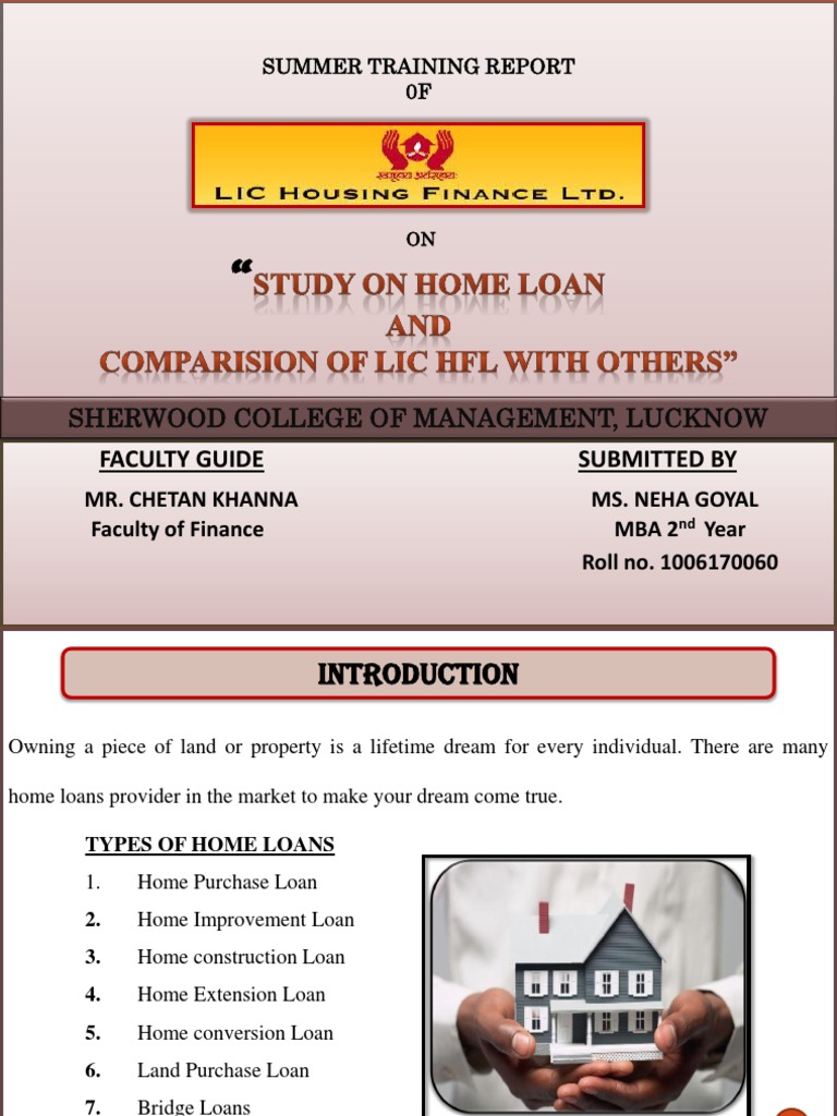 Lic Housing Finance PDF Customer Loans