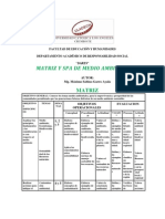 Matriz, Silabo y Plan de Aprendizaje de Medio Ambiente- Maximo Garro