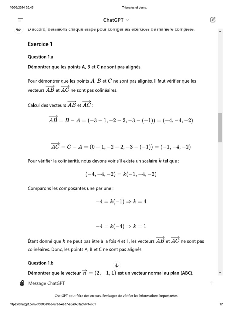 Exercice 1 Et 2 | PDF