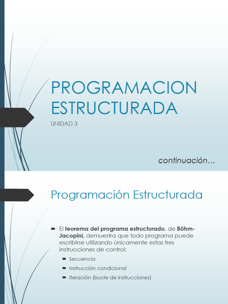 Estructuras de Control en Programación | PDF | Ingeniería Informática ...