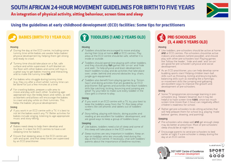 ECD Centre Guidelines for Child Development | PDF | Sleep | Behavioural ...