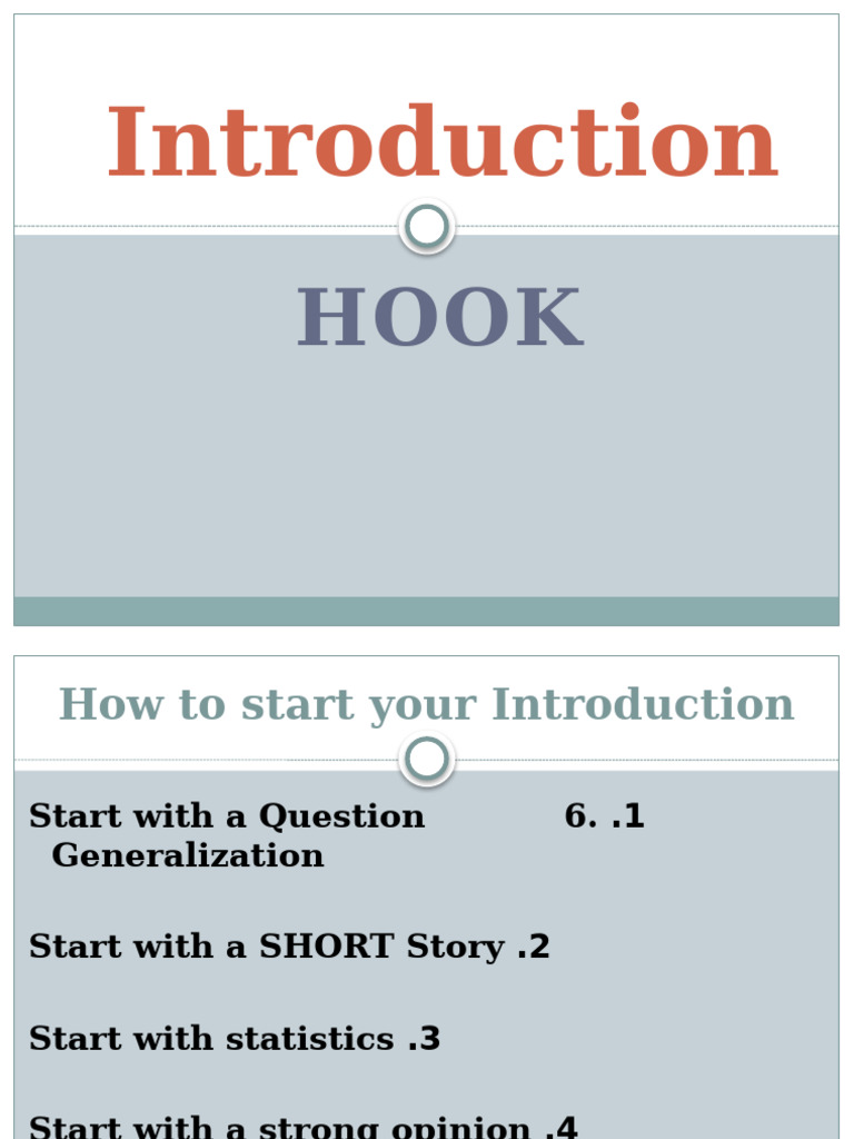 Introduction Hook Pdf