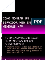 Como Montar Un Servidor Web en Windows Xp
