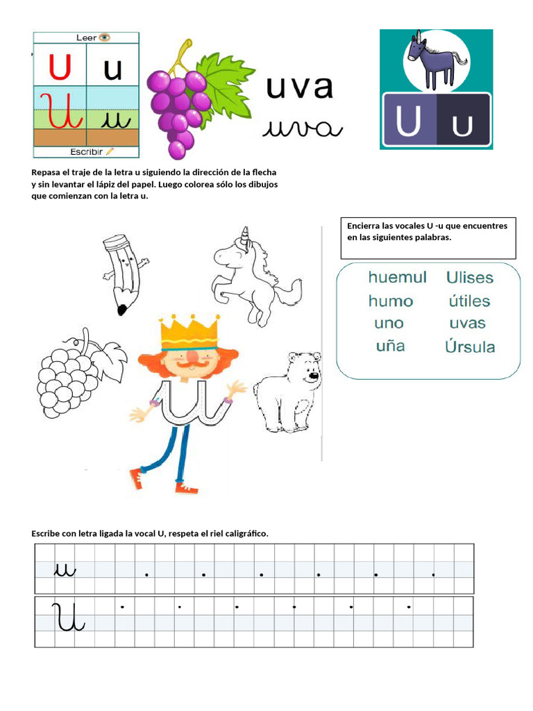 Cuadernillo Repaso Hasta Unidad 3 | PDF