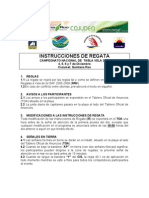 Instrucciones de Regata Nacional Tabla Vela 2008