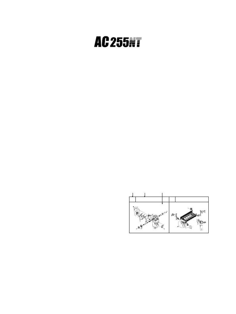 AC255NT Parts List and Ordering Guide | PDF | Electrical Connector | Screw