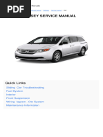 Honda Odyssey Service Manual PDF | PDF | Automotive Technologies