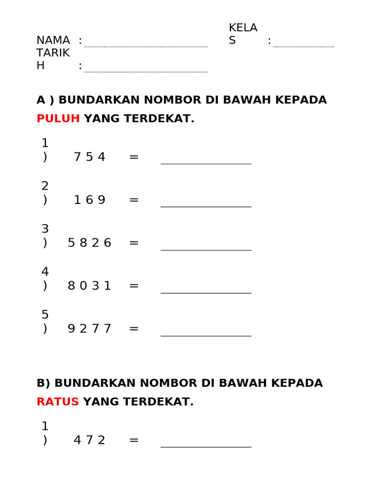 Latihan Bundar | PDF