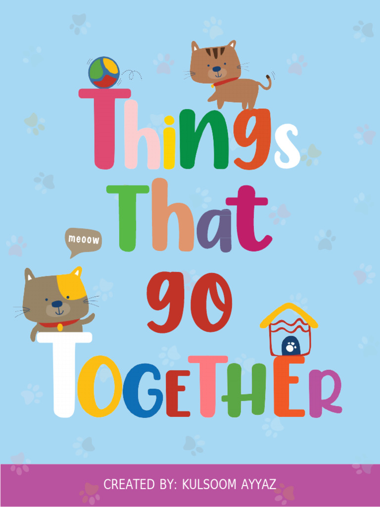 Things That Go Together | PDF