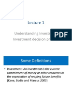 Understanding Investment Investment Decision Process