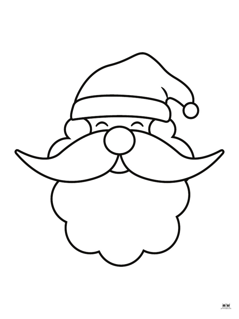 Printable Santa Coloring Page Page 13 | PDF