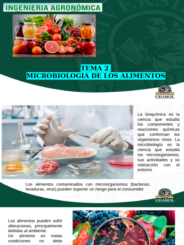 Tema 2 Microbiologia de Los Alimentos-1 | PDF