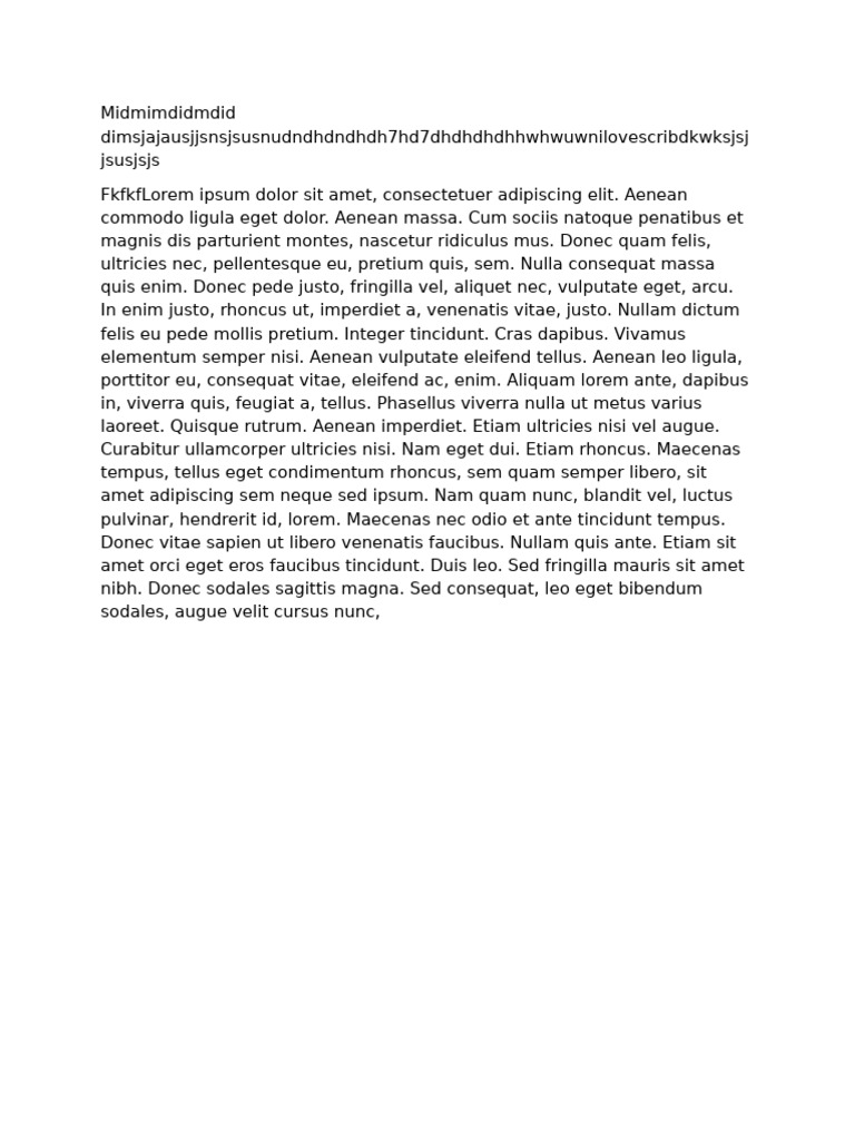 Dummy Document Overview | PDF
