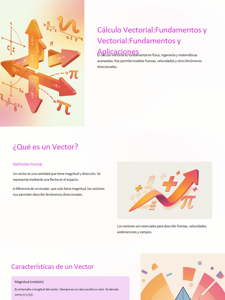 Calculo-Vectorial-Fundamentos-y-Aplicaciones 1 | PDF | Vector ...