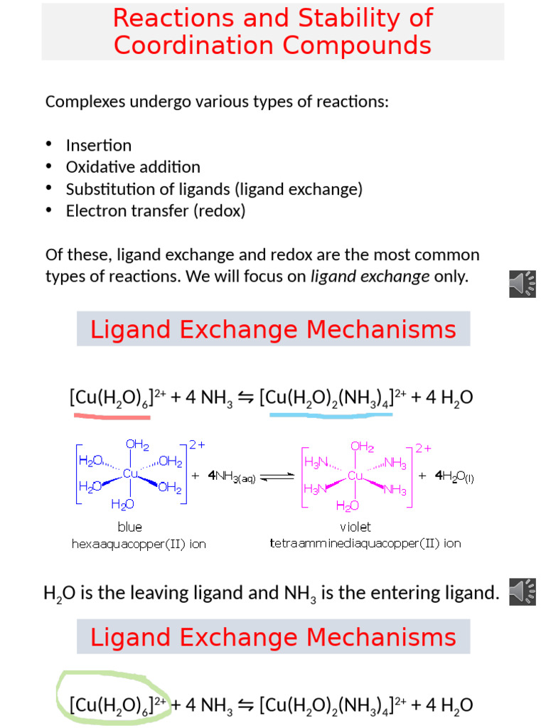 Stability of Coordination Compounds | PDF | Coordination Complex | Ligand