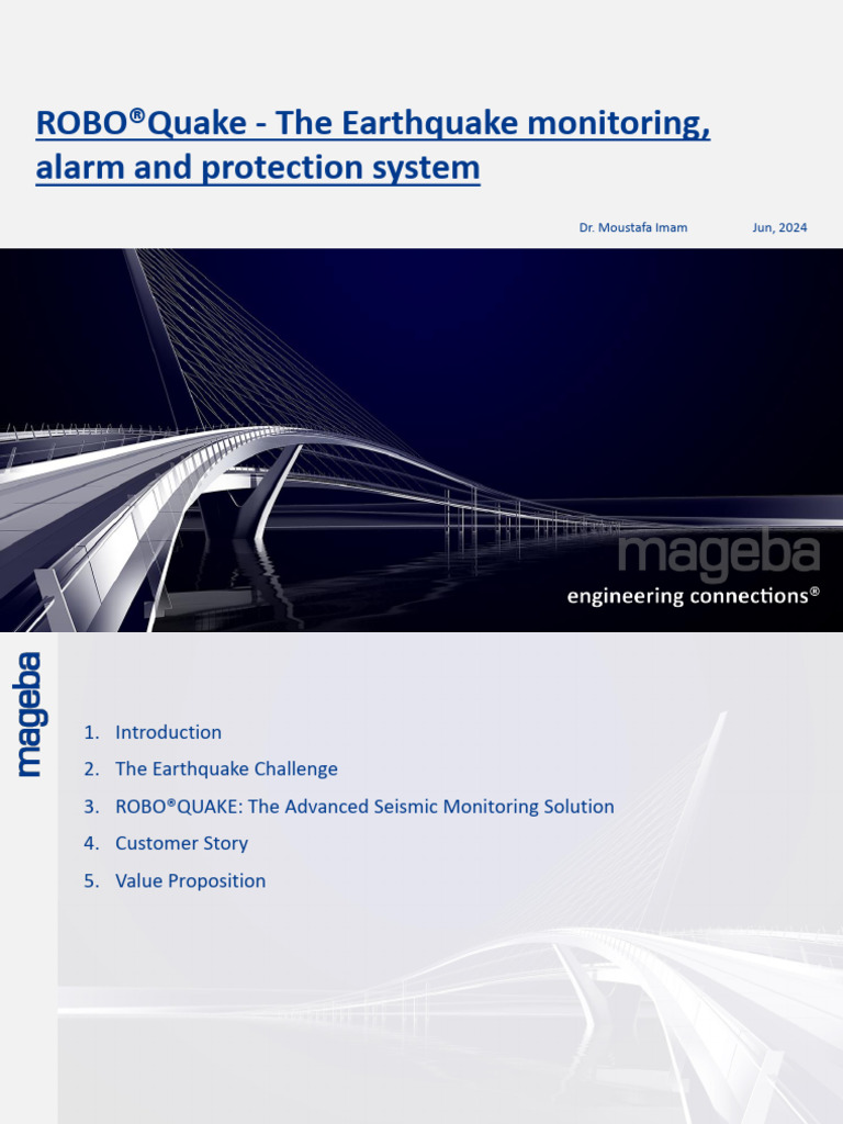Mageba RoboQuake | PDF | Earthquakes | Internet Of Things