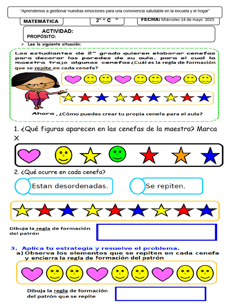 Actividad Matematica 14 de mayo 2025 | PDF